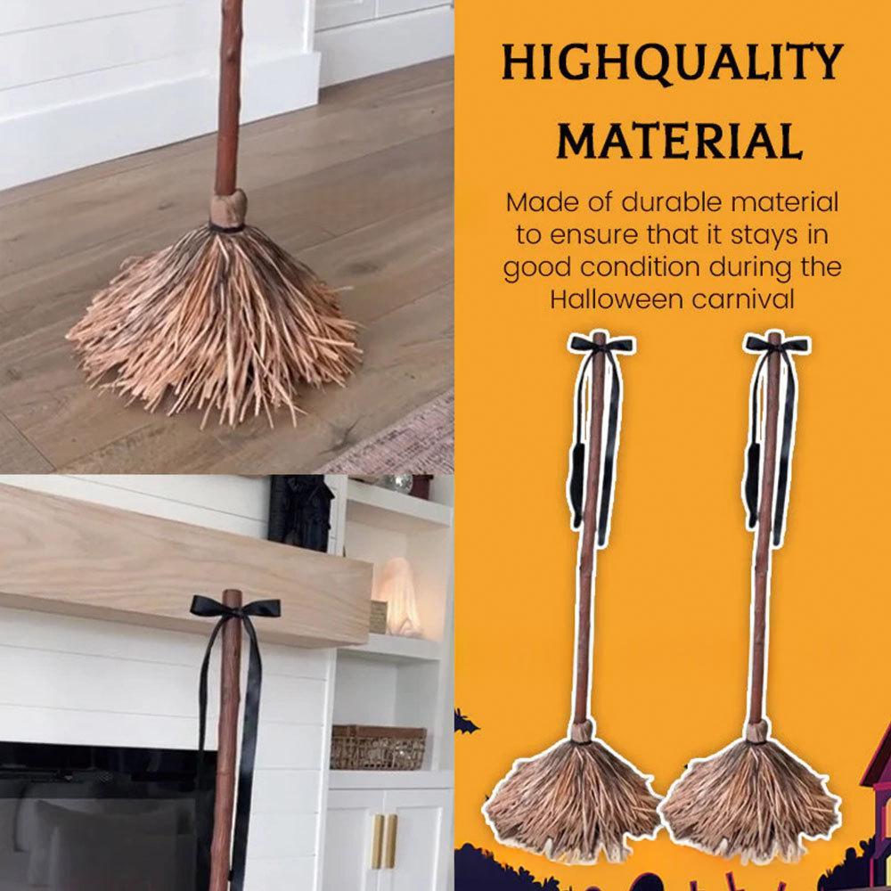 Sound-Activated Moving Broom — Animated Halloween Prop