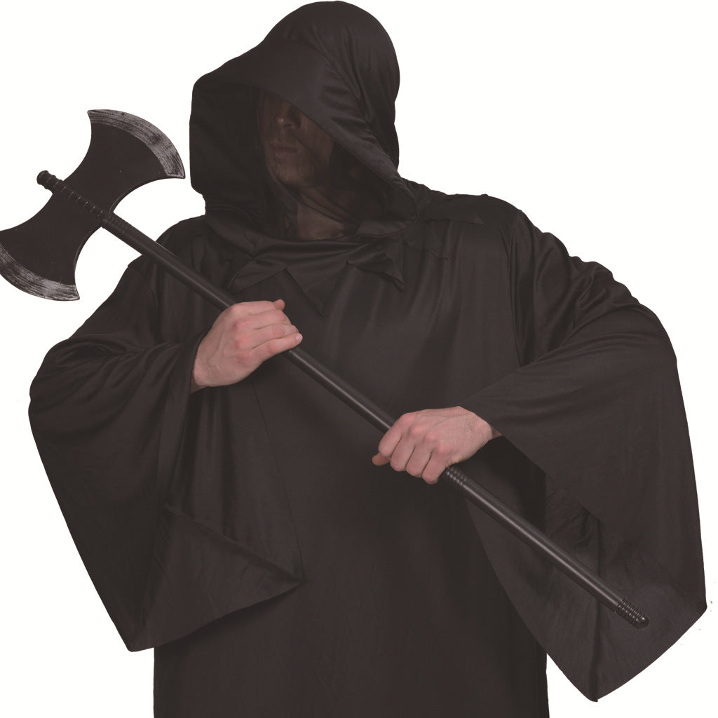 Black Hooded Robe — Costume Layer — view 4