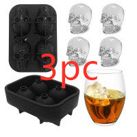 3D Skull Ice Cube Mould — Silicone — view 7