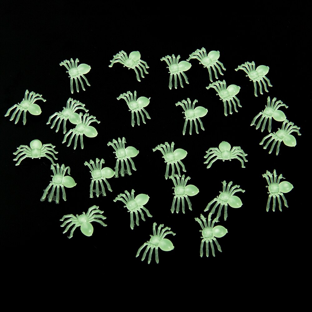 Plastic Halloween Spiders — Pack of 50