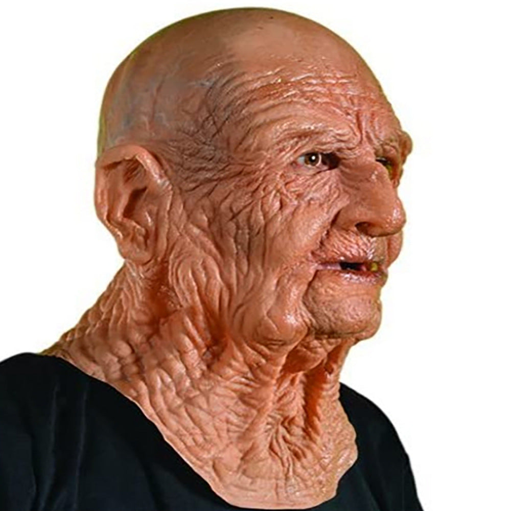Masque de vieille dame en latex — Avec perruque — vue 8