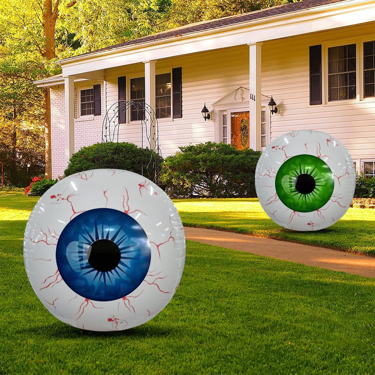 Inflatable Eyeball Balloon — Halloween Decoration