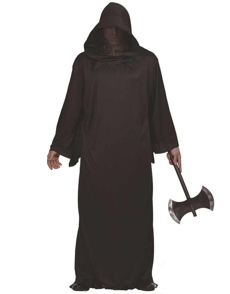 Black Hooded Robe — Costume Layer — view 3