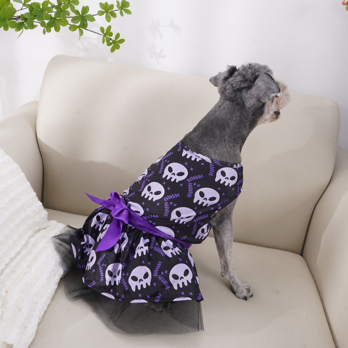 Halloween Skull Pet Shirt — Dogs & Cats