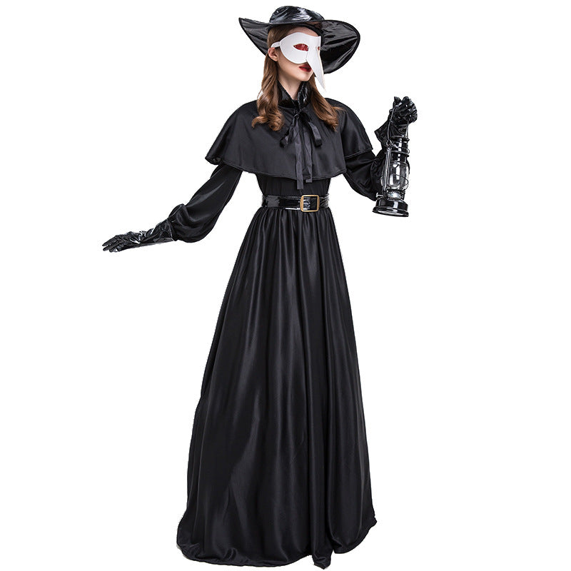Costume de médecin de peste — Masque à bec — vue 4