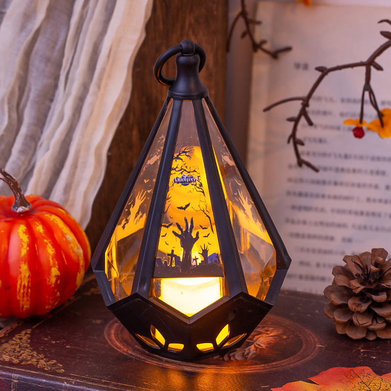 Wearable Pumpkin Lantern — Light-Up Trick-or-Treat Bag — view 6