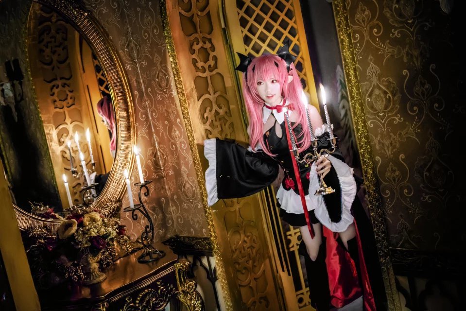 Seraph Witch Costume — Veils & Wings — view 5