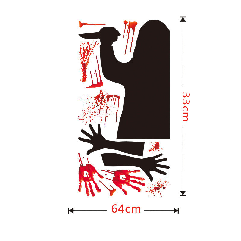 Removable Halloween Wall Stickers — 64 × 33 cm