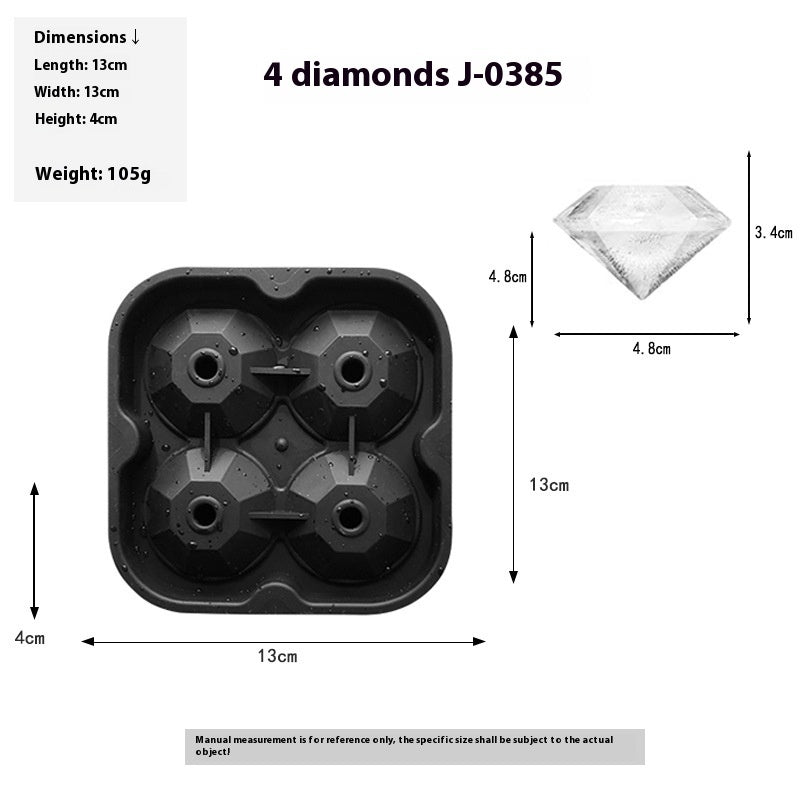 3D Skull Ice Cube Mould — Silicone — view 10