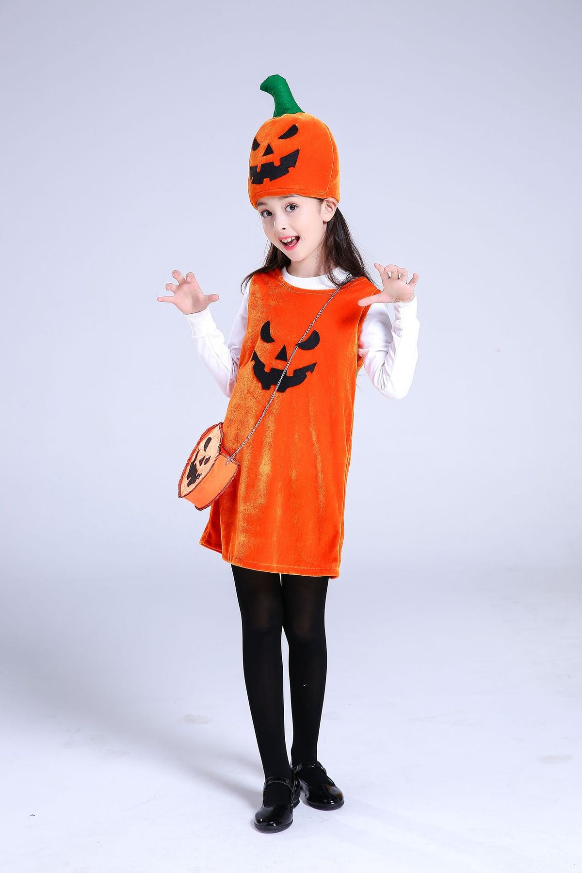 Pumpkin Costume — Girls — view 6
