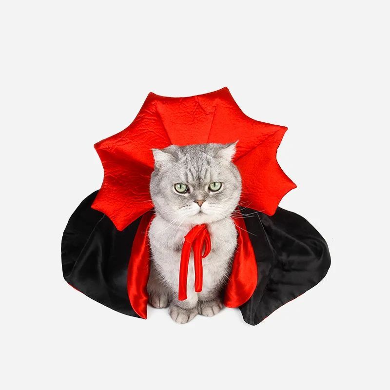 Vampire Cloak for Small Pets — Sizes S, M and L