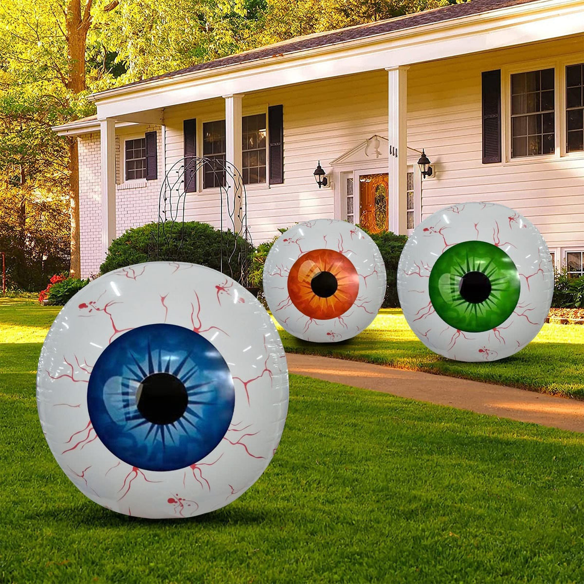 Inflatable Eyeball Balloon — Halloween Decoration