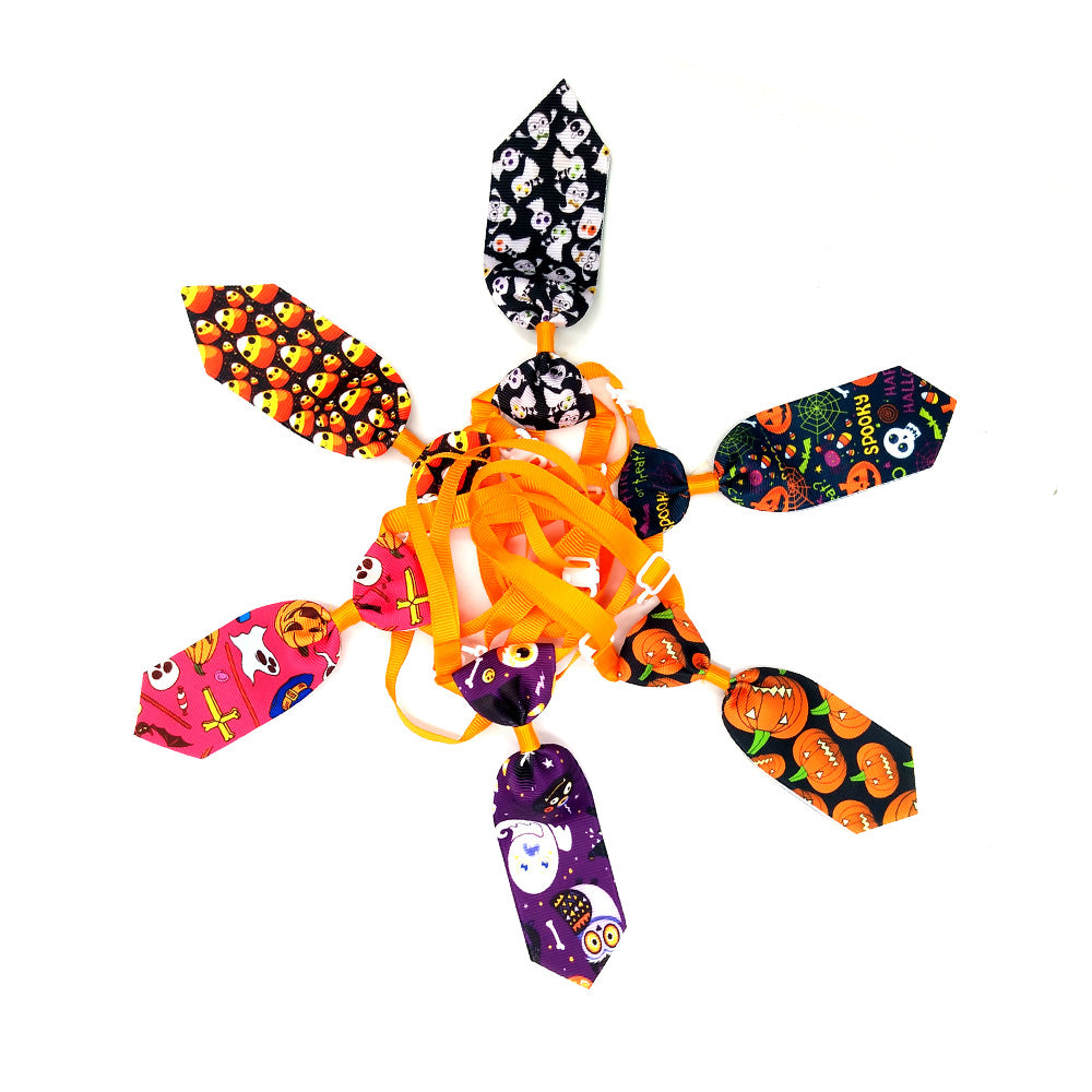 Halloween Skull Necktie — Cats & Dogs