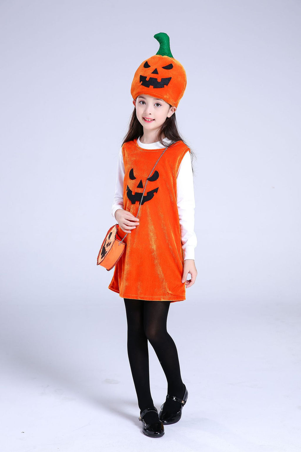 Pumpkin Costume — Girls — view 3