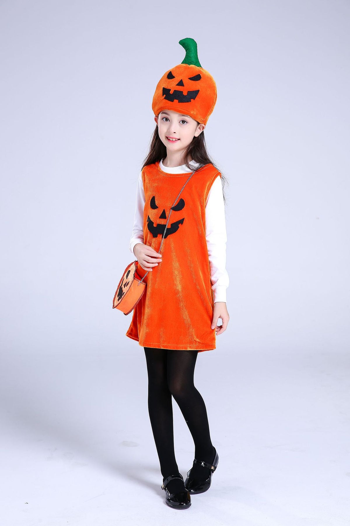 Pumpkin Costume — Girls — view 3