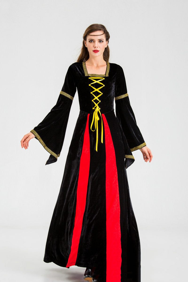 Medieval Velvet Dress — Irish Style — view 2