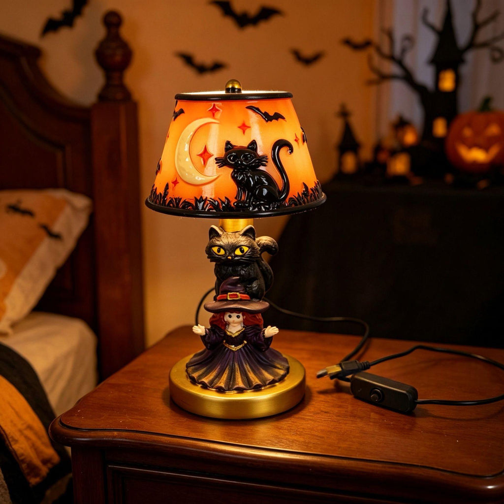 Resin Pumpkin Night Light — USB, Retro Style — view 13