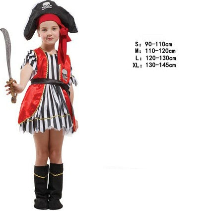 Kids Pirate Costume — Shirt, Belt, Headscarf — view 12