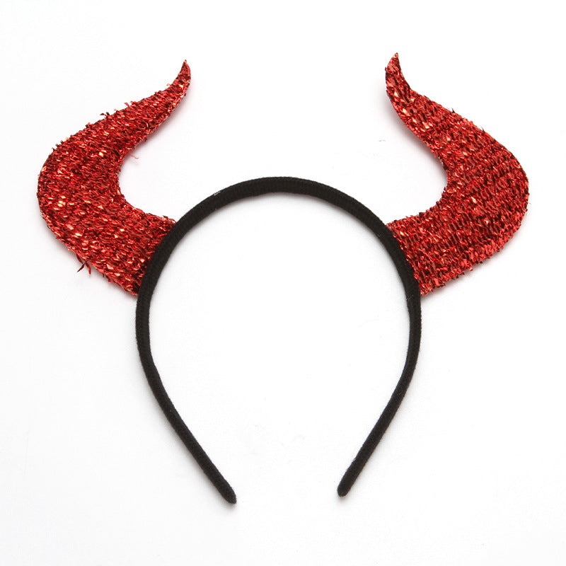 Devil Horn Headband & Fork Set — 2 Pieces