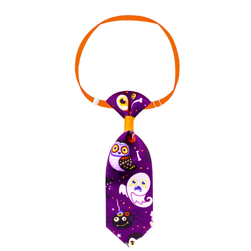 Halloween Skull Necktie — Cats & Dogs