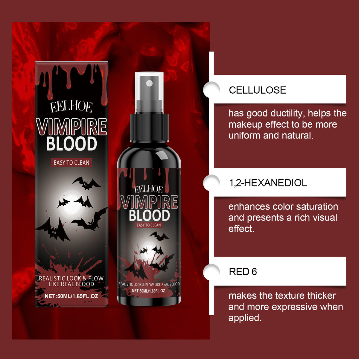 Theatrical Fake Blood Spray — 50 ml