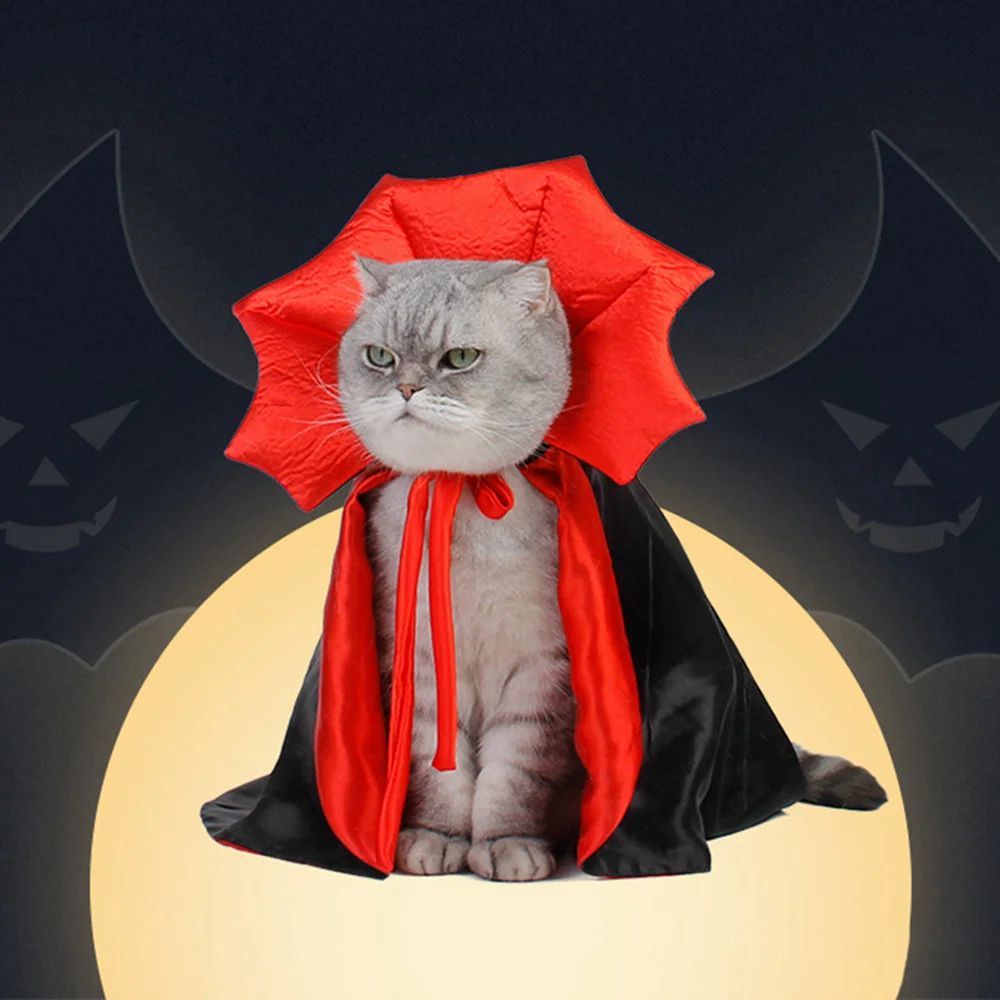 Vampire Cloak for Small Pets — Sizes S, M and L