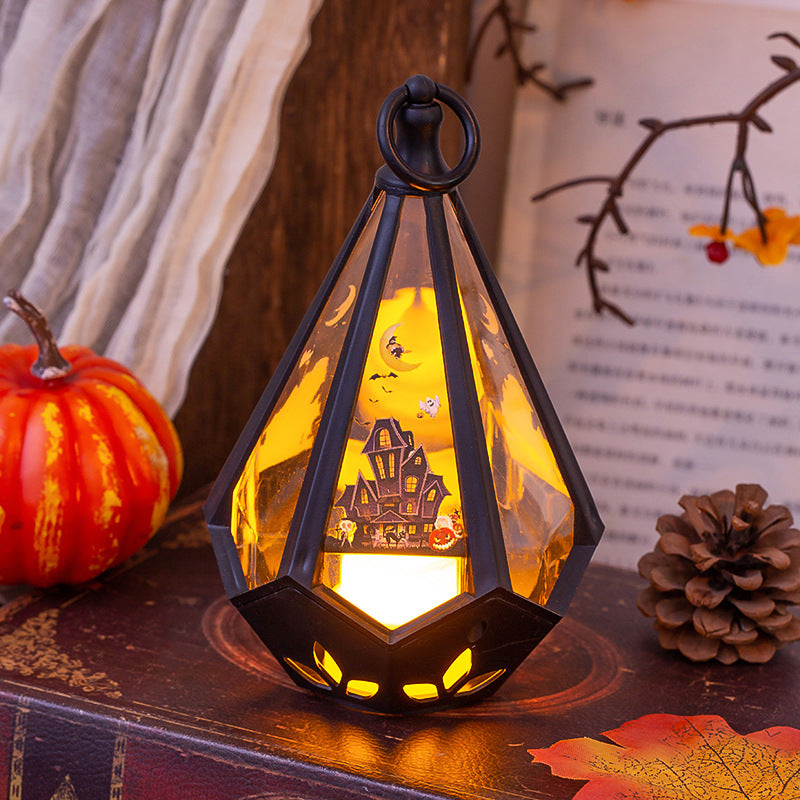 Wearable Pumpkin Lantern — Light-Up Trick-or-Treat Bag — view 3