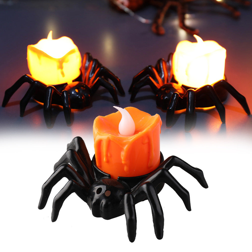 Spider Candle Holder — Halloween Table Decor — view 1