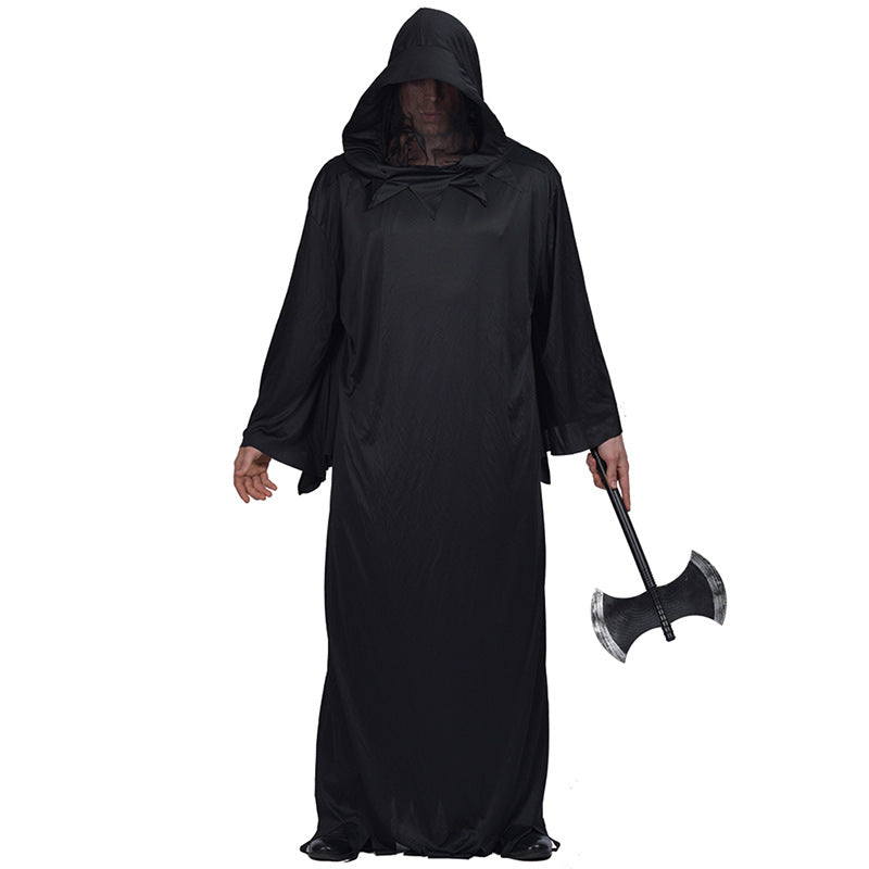 Black Hooded Robe — Costume Layer — view 8