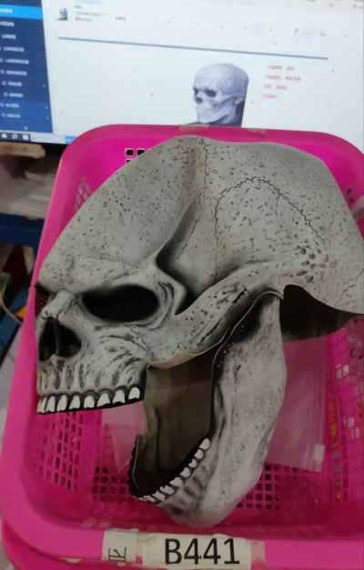 Masque crâne à bouche articulée — Casque intégral — vue 4