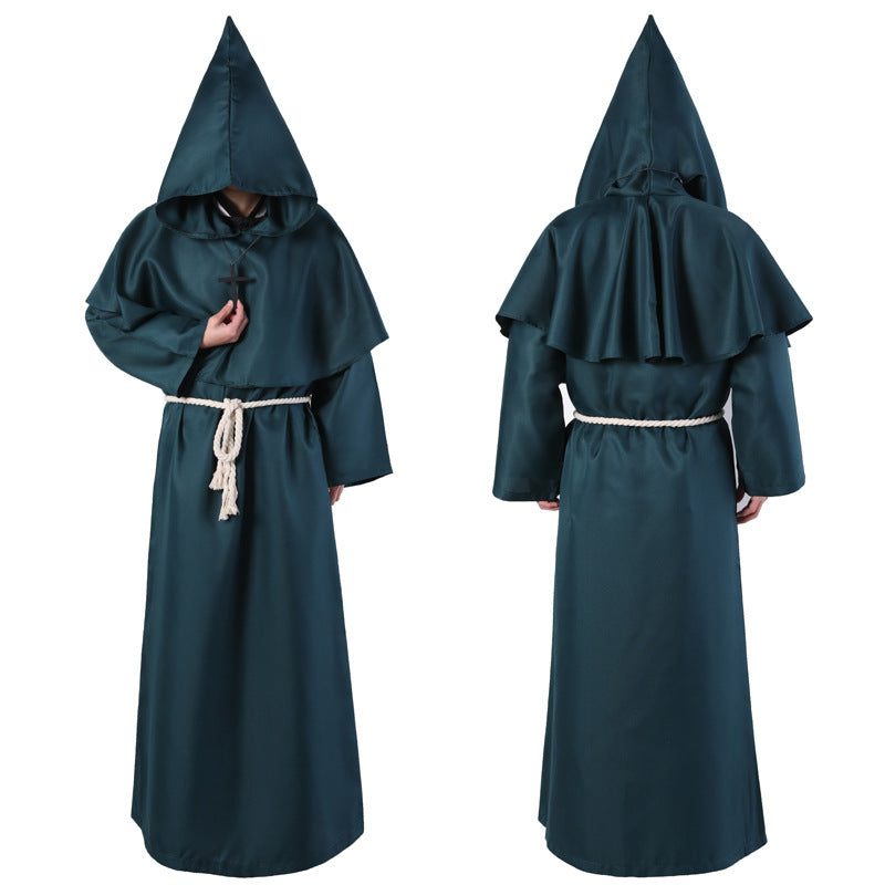 Medieval Friar Wizard Costume — Unisex — view 6