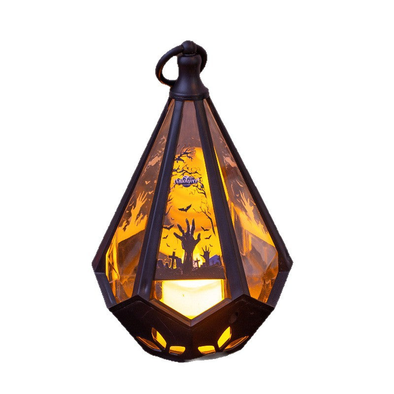 Wearable Pumpkin Lantern — Light-Up Trick-or-Treat Bag — view 5