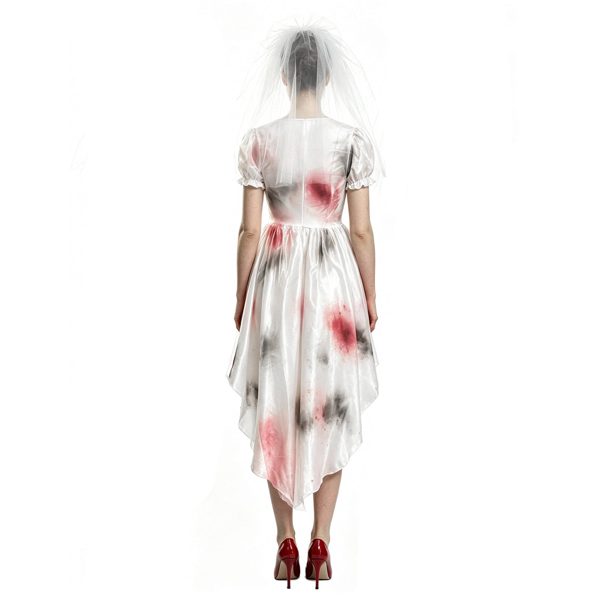 Ghost Bride Dress — White and Torn — view 3