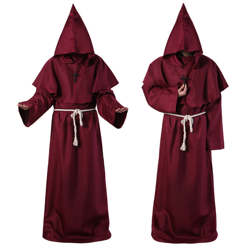 Medieval Friar Wizard Costume — Unisex — view 8