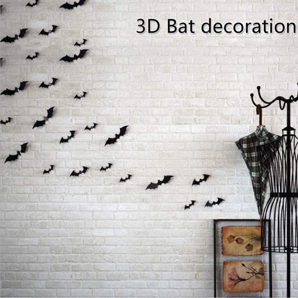 Halloween Bat Stickers — Pack of 60, Four Sizes
