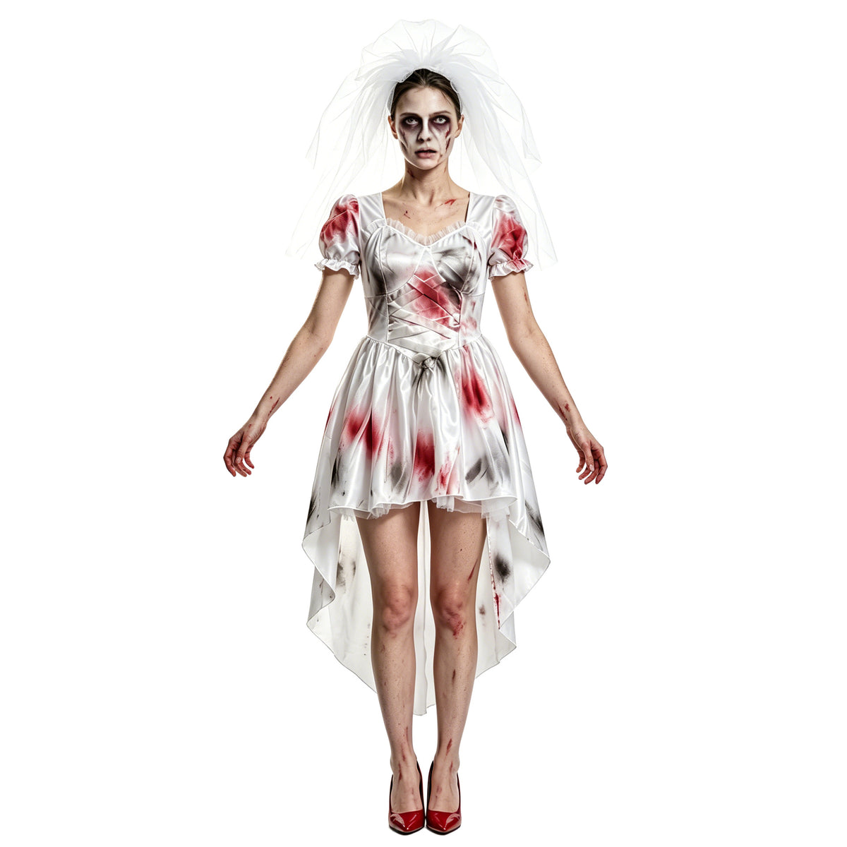 Ghost Bride Dress — White and Torn — view 6