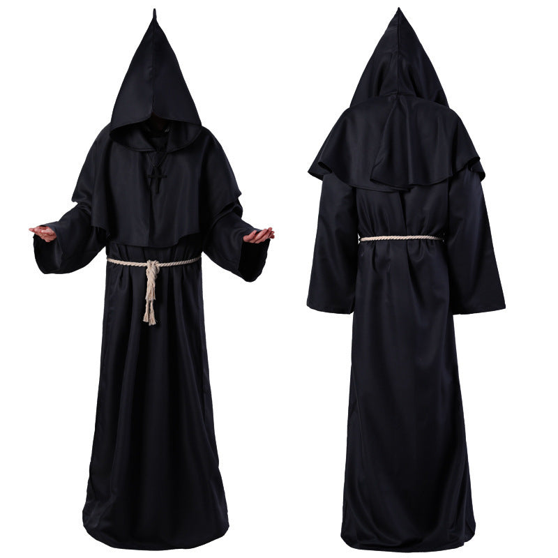 Medieval Friar Wizard Costume — Unisex — view 2