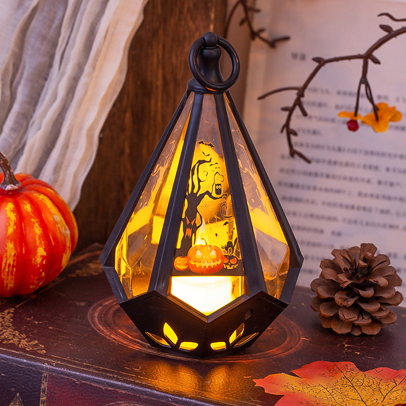 Wearable Pumpkin Lantern — Light-Up Trick-or-Treat Bag — view 2