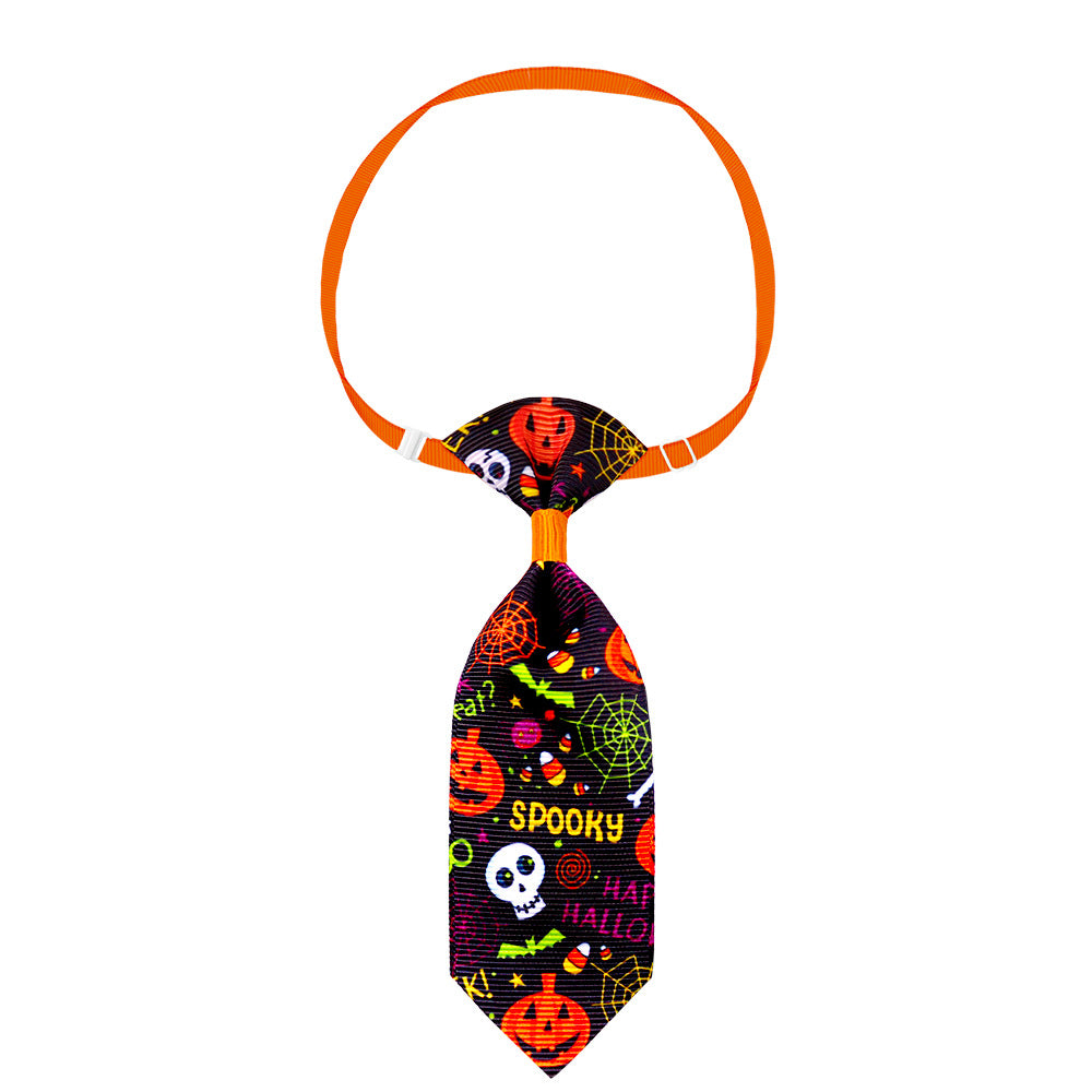 Halloween Skull Necktie — Cats & Dogs