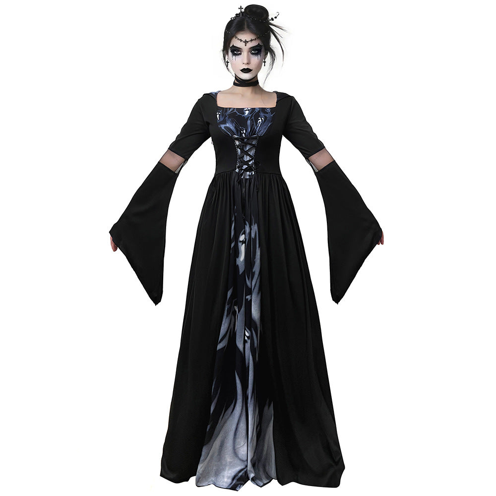 Hooded Witch Dress — Women's Halloween Costume — view 5