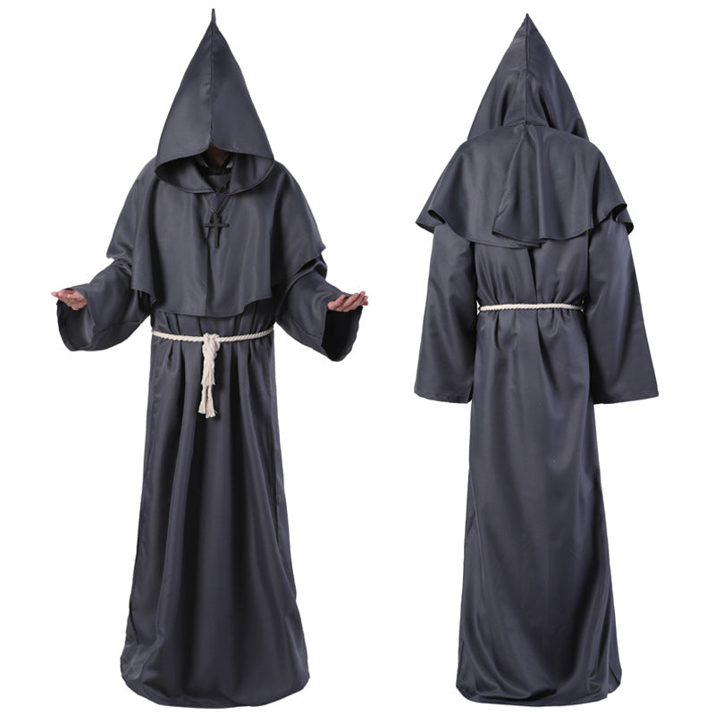 Medieval Friar Wizard Costume — Unisex — view 5