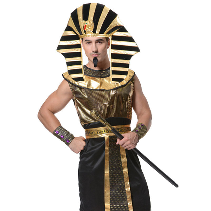 Pharaoh costume — full front view