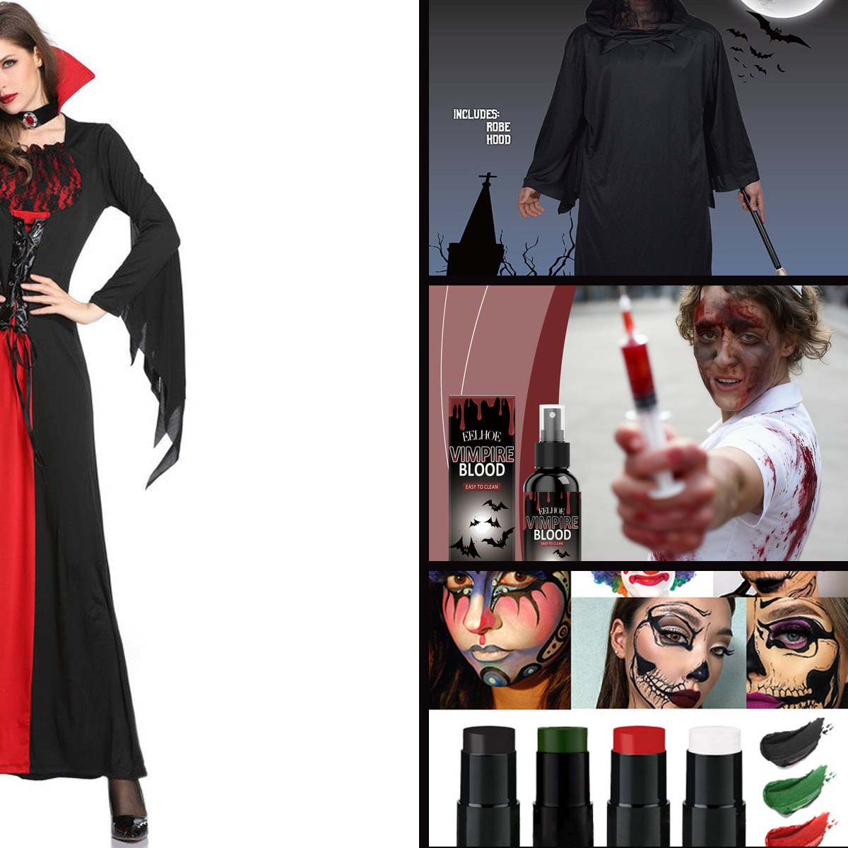 Vampire Bundle — Couple · Two Costumes, One Kit — les 4 pièces du lot