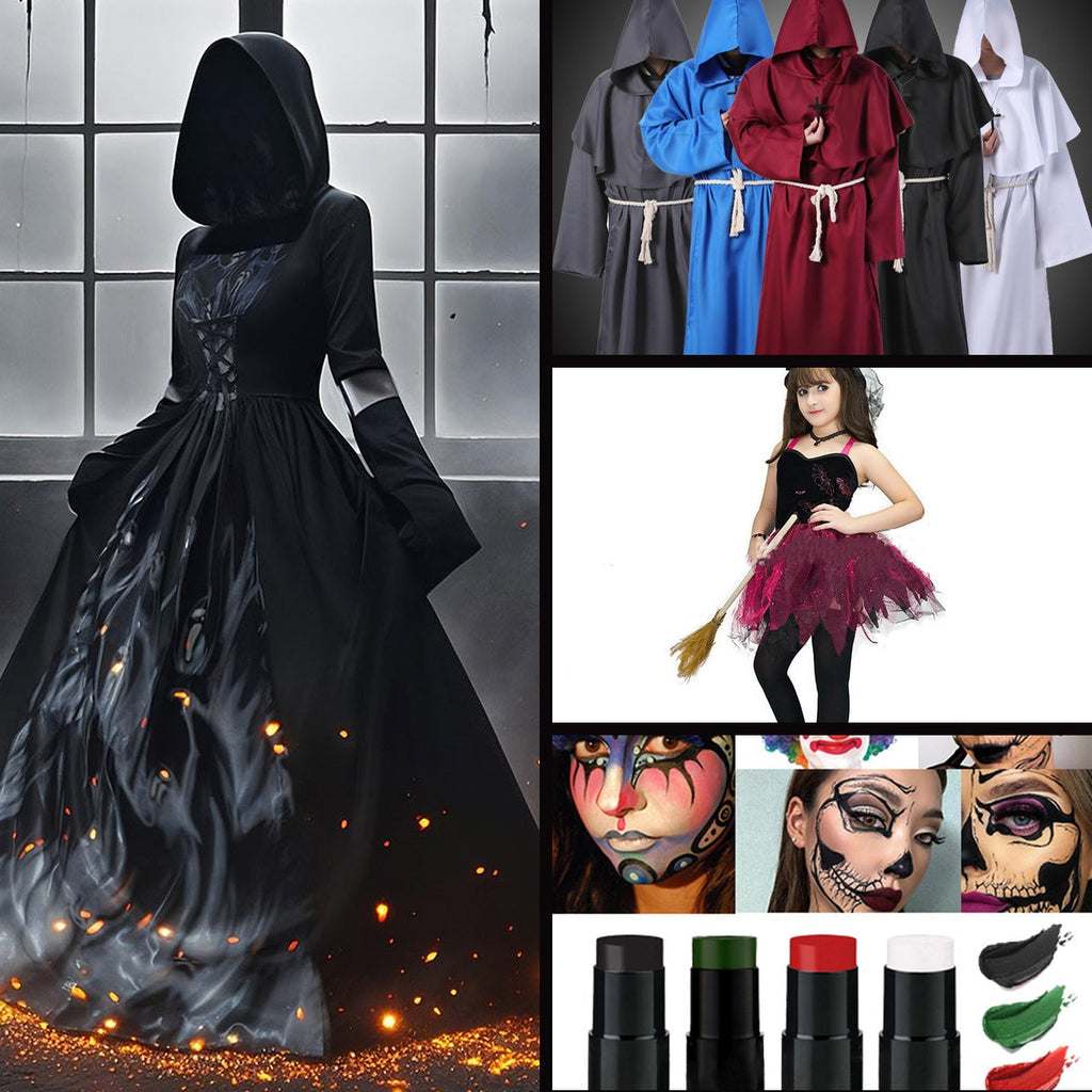 Witch Family Bundle — Two Adults and a Child — les 4 pièces du lot