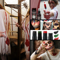 Zombie Bundle — Men · Costume, Makeup, Blood — les 4 pièces du lot